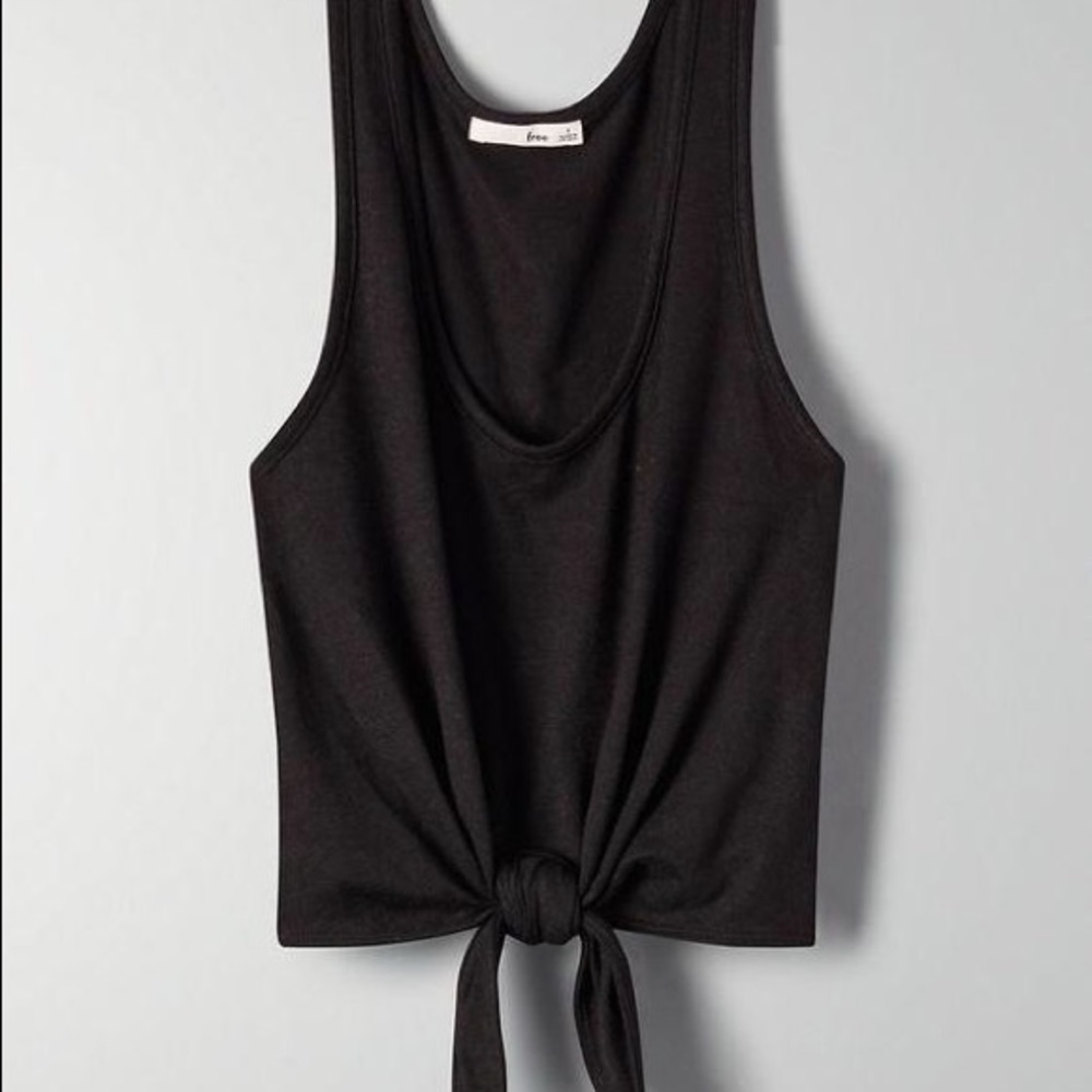 NWT Aritzia Wilfred Free Betsy Tank Black